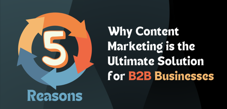 5 Reasons Why Content Marketing is the Ultimate Solution for B2B Businesses