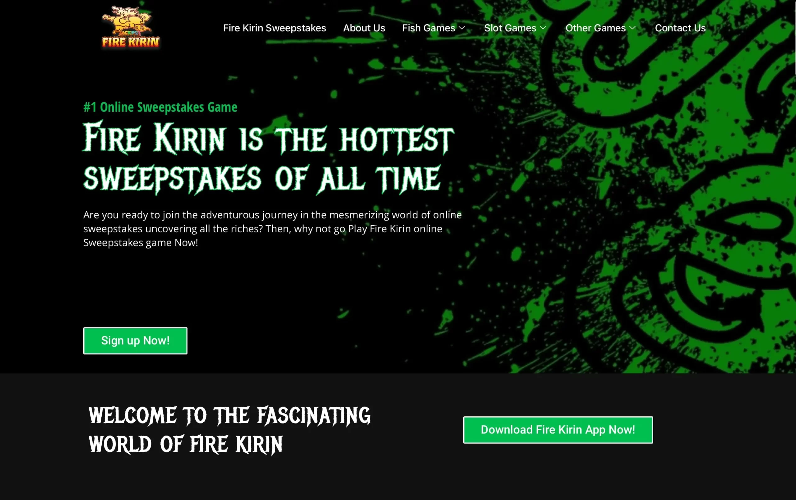 Firekirn Website Design